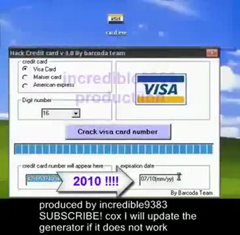 credit card money adder generator