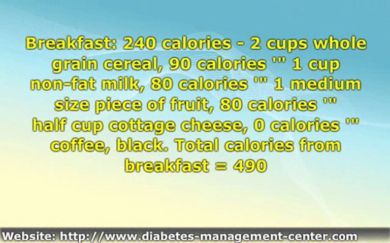 2000 Calorie Diabetic Diets