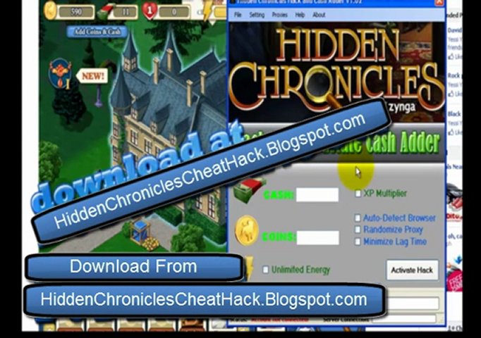 ... Hidden Chronicles Hack On Facebook Hidden Chronicles Facebook Cheats