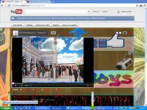 New Youtube Layout 2012 Background -amazing video pashto song and funny