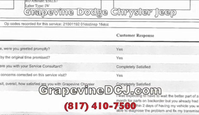 Grapevine dodge chrysler jeep reviews #1