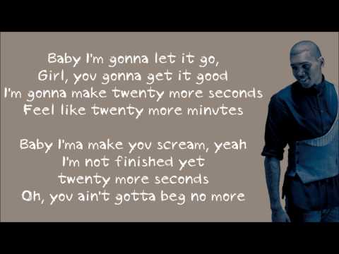 Chris Brown - Beg For It Lyrics Video | PopScreen