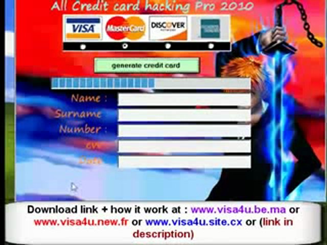 credit card generator with name cvv and expiration date