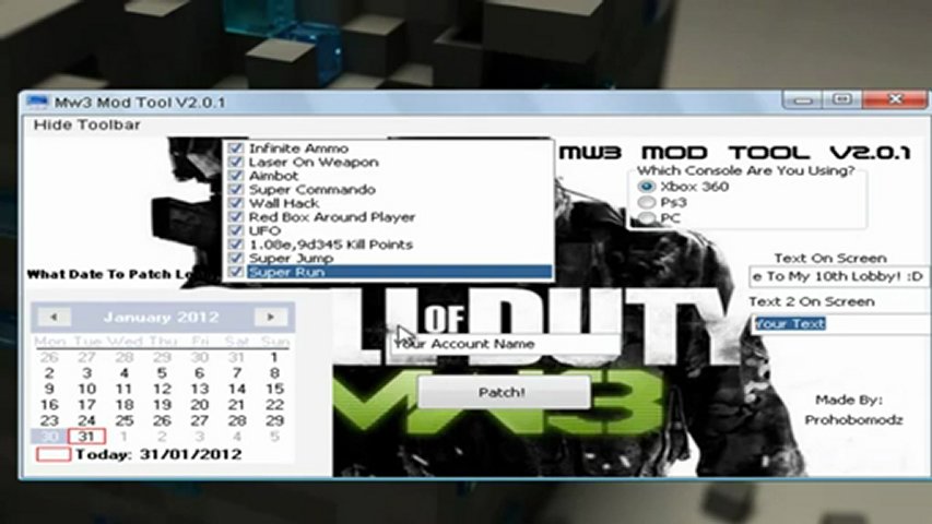 Free Mods For Mw3 Xbox 360