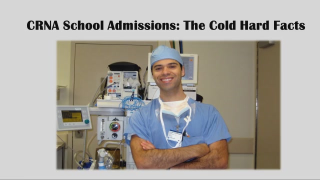 Certified Registered Nurse Anesthetist Admission Requirements 