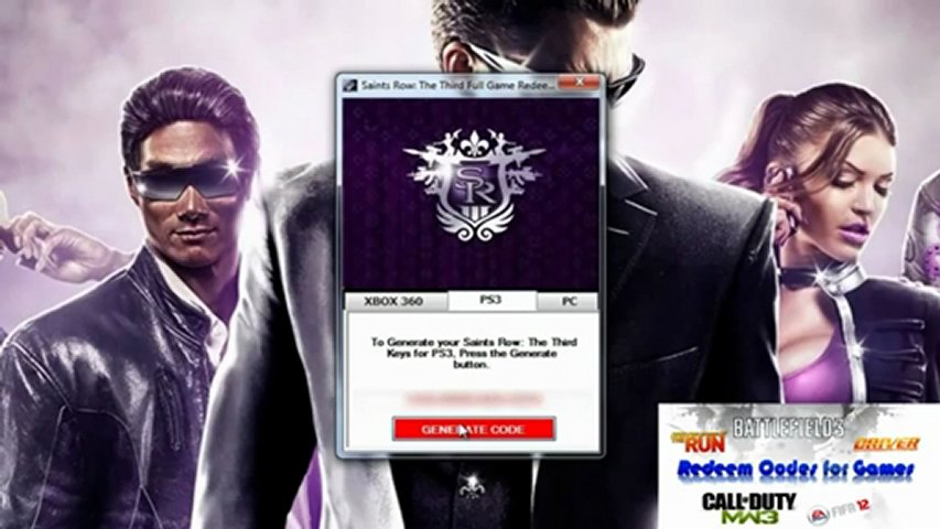 Saints Row The Third Keygen Passwords