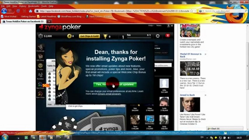 Chip Zynga Poker