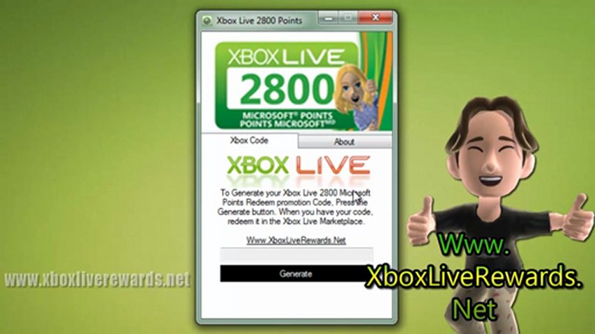 Xbox Live Redeem Code Generator 2012