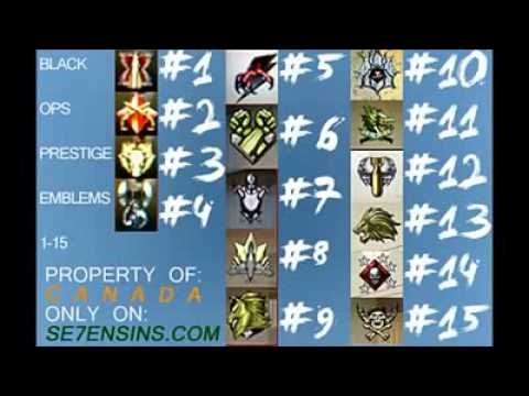 cod emblems guide