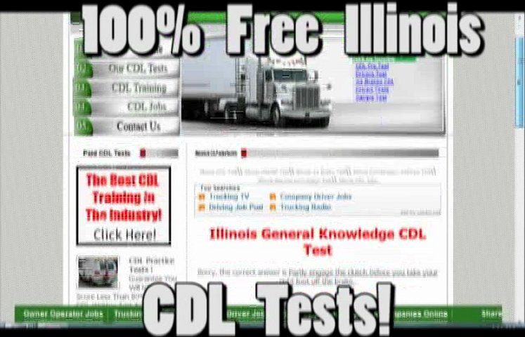 Free Ilinois CDL Practice Test - Illinois CDL Exam - IL CDL Test ...