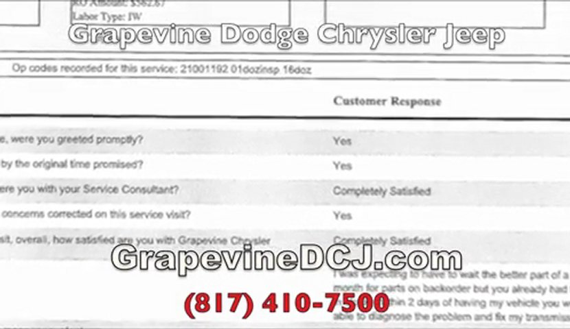 Grapevine dodge chrysler jeep complaints #3