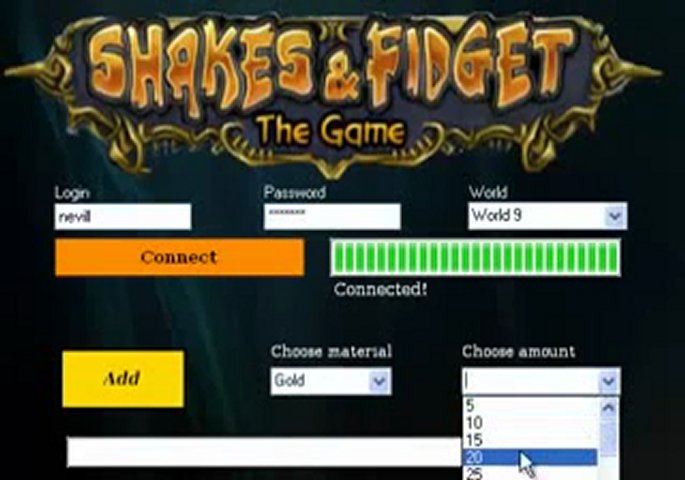 Shakes Fidget cheat [Gold and Mushrooms Hack] 2012 DOWNLOAD ...